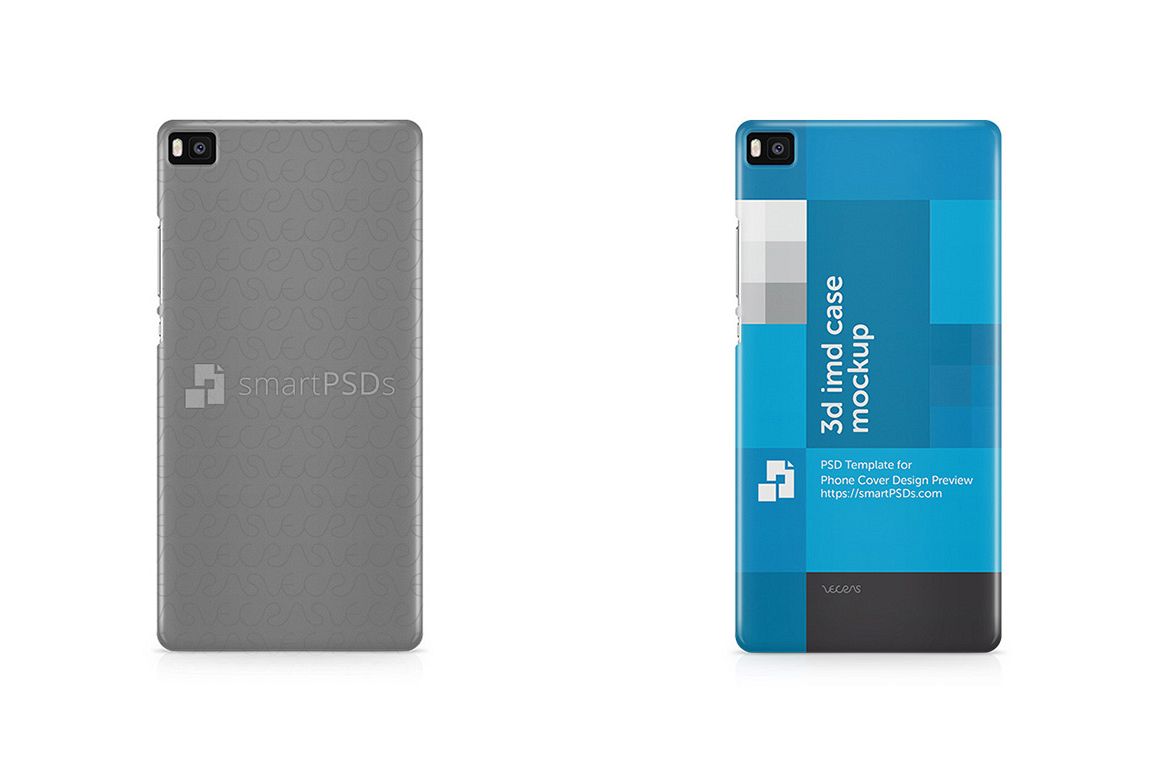 Huawei Ascend P8 3d IMD Mobile Case Design Mockup 2015 example image 1