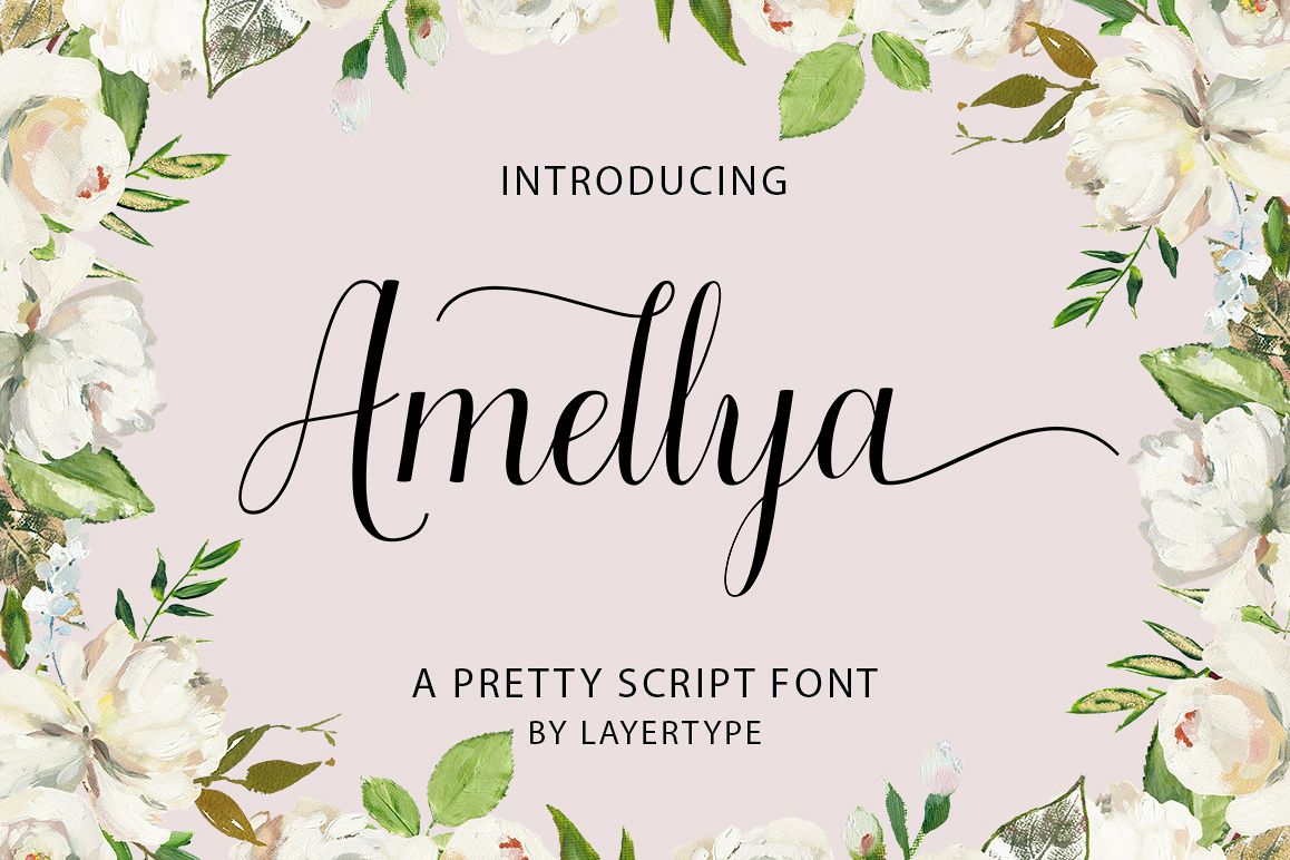 Amellya Script example image 1