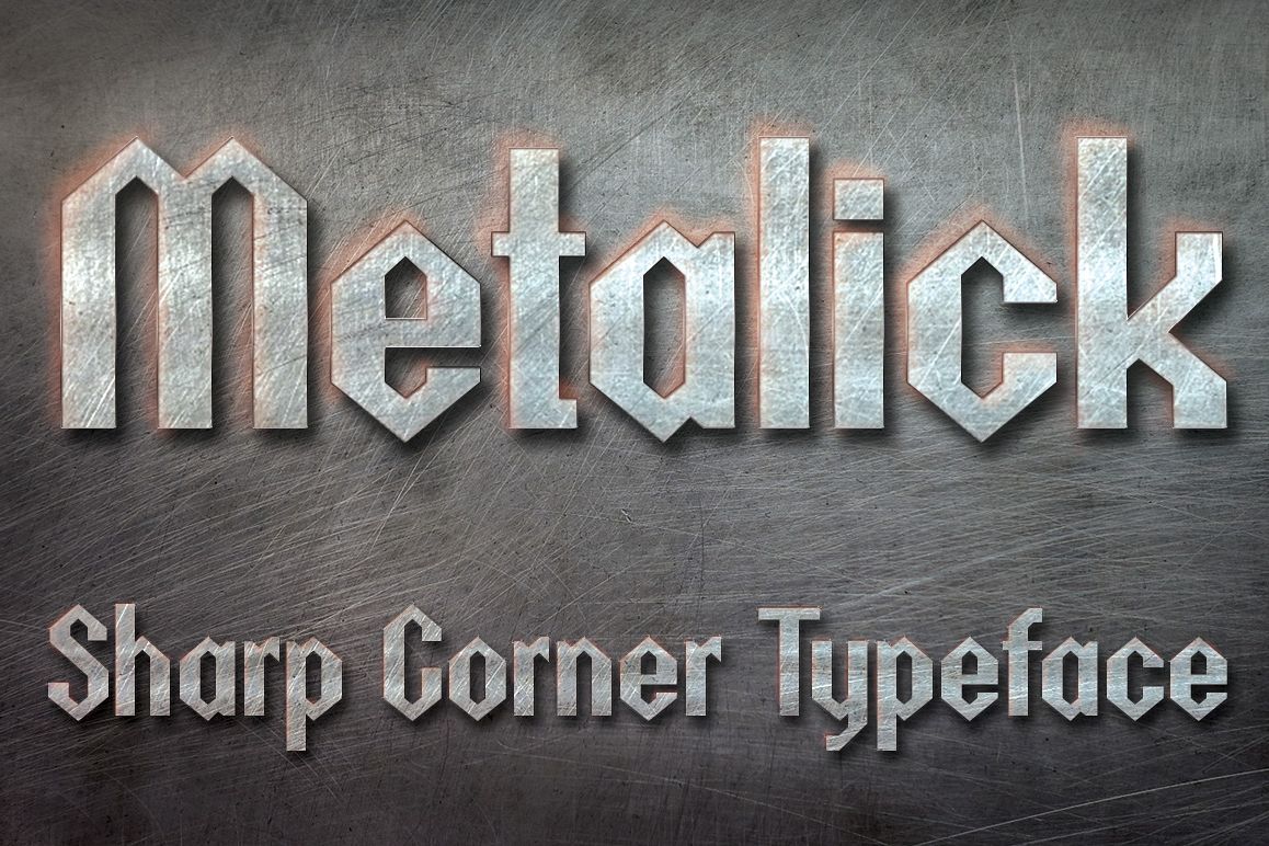 Metalick Bold Font example image 1
