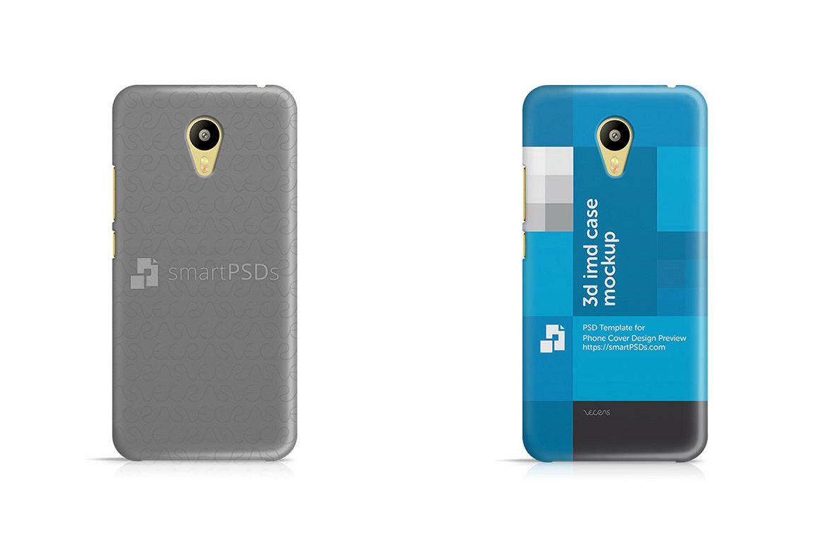 Meizu M3 3d IMD Mobile Case Design Mockup 2016 example image 1