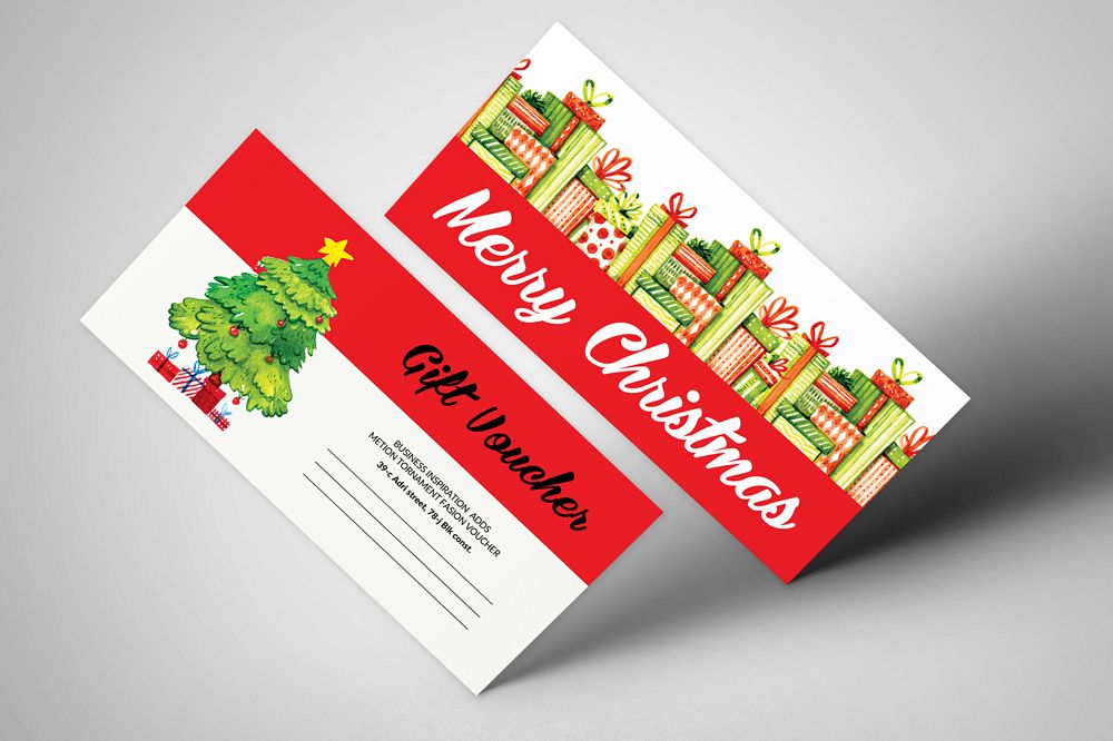 Marry Christmas Gift Voucher example image 1