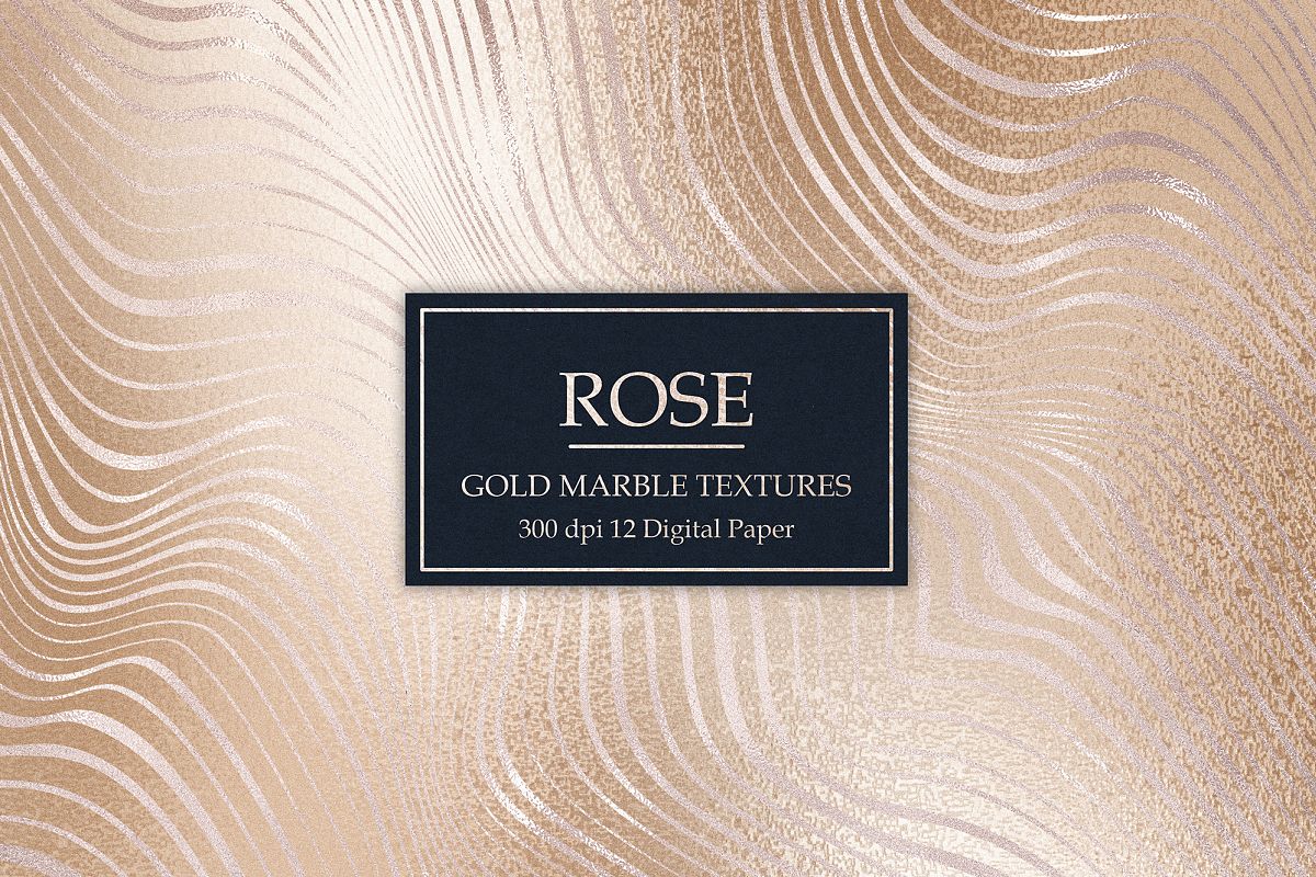 Rose, Gold Marble Textures example image 1