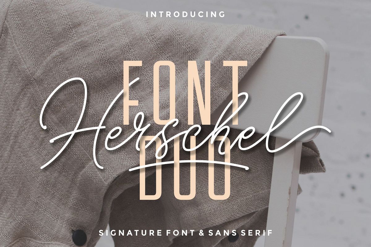 Herschel Font Duo example image 1