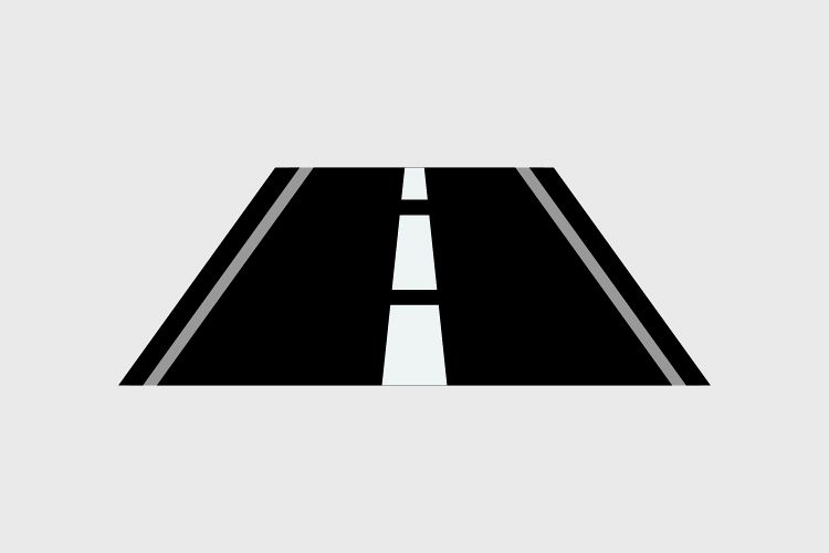 Road icon example image 1