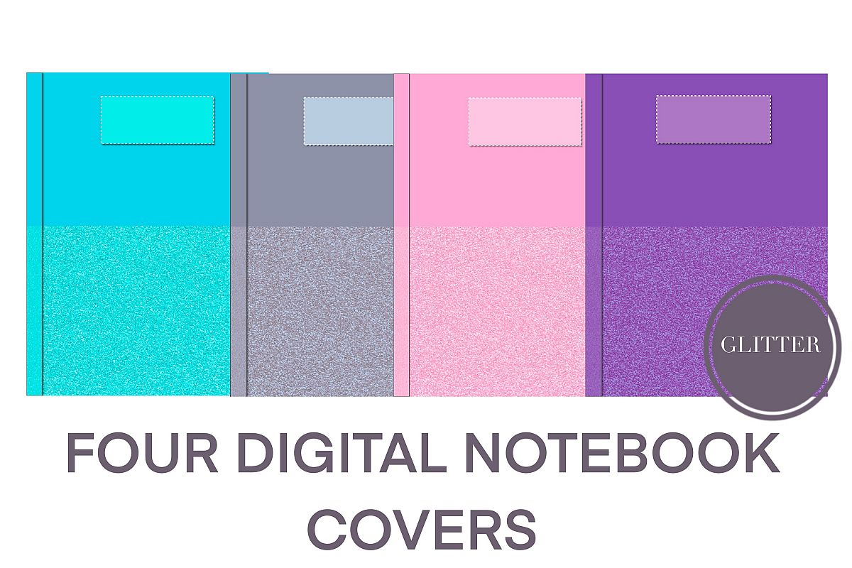 Four Digital Notebook/Planner Covers example image 1