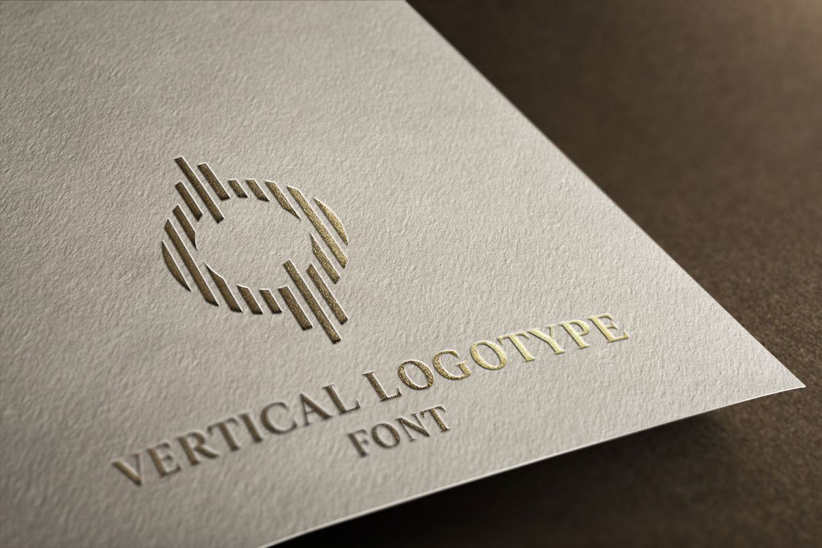 Vertical Logotype Font example image 1