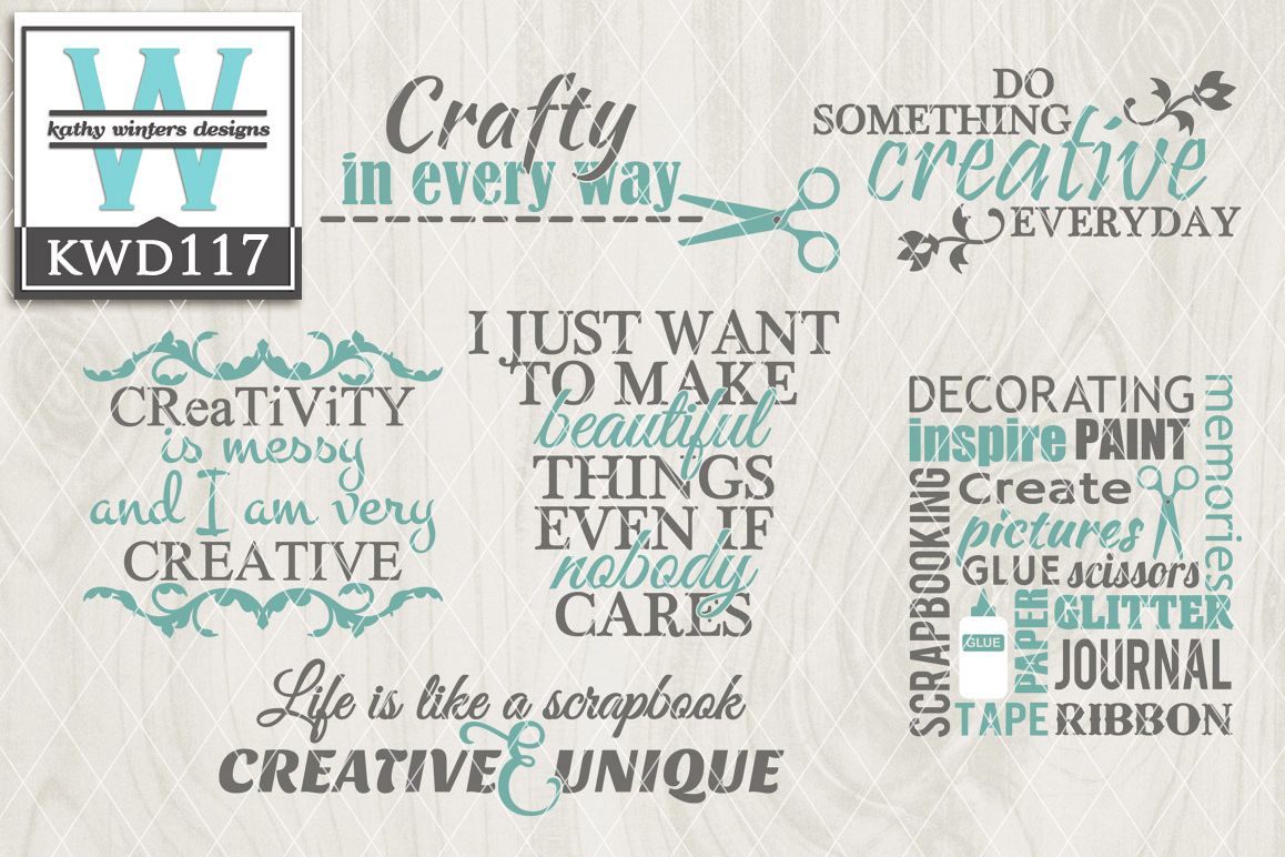 Creativity Cutting File KWD117 example image 1