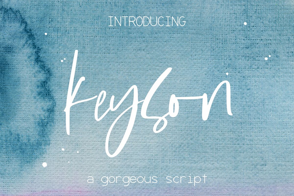 Keyson Font example image 1