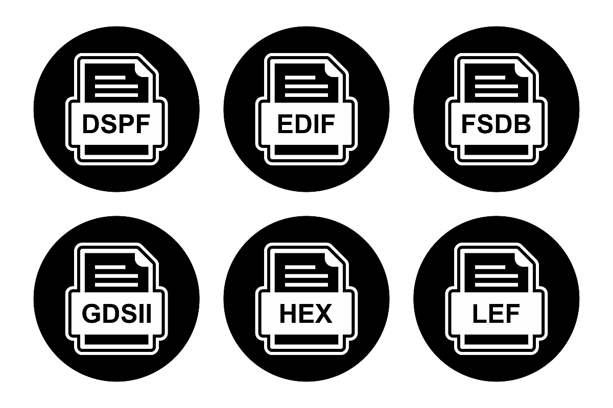 Set Of File Formats Icons example image 1