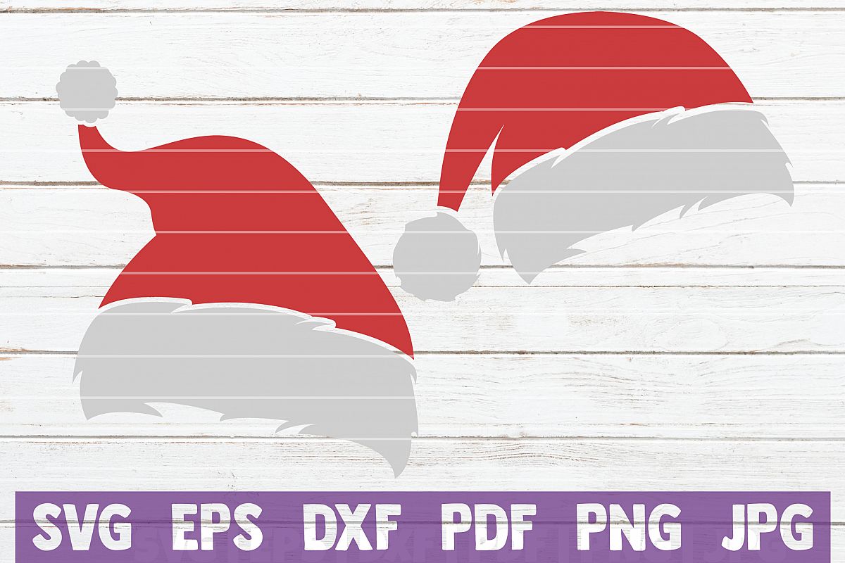 Santa Hat SVG Cut Files example image 1