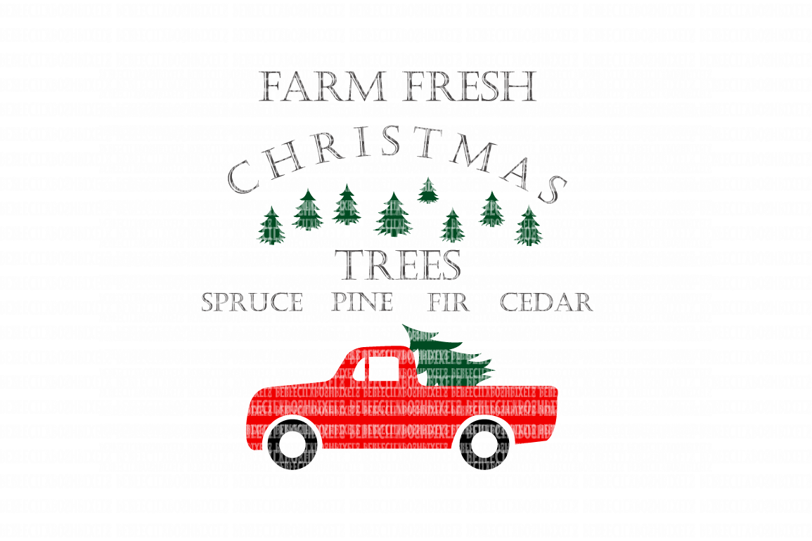 Download Farm Fresh Christmas Trees SVG Files Christmas Cut Files ...