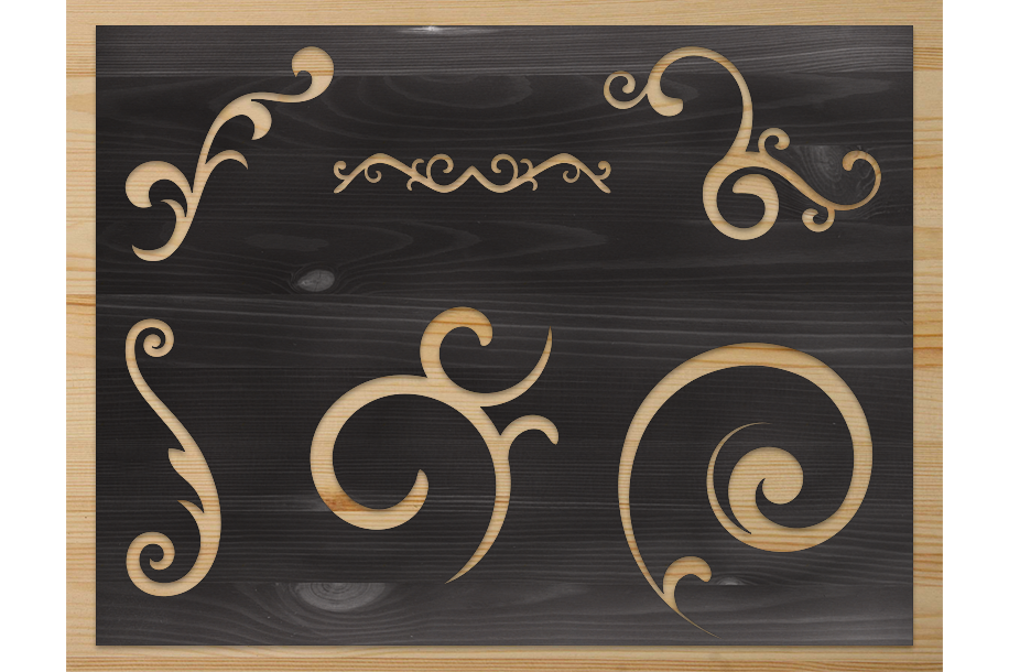 Swirl Vectors example image 1