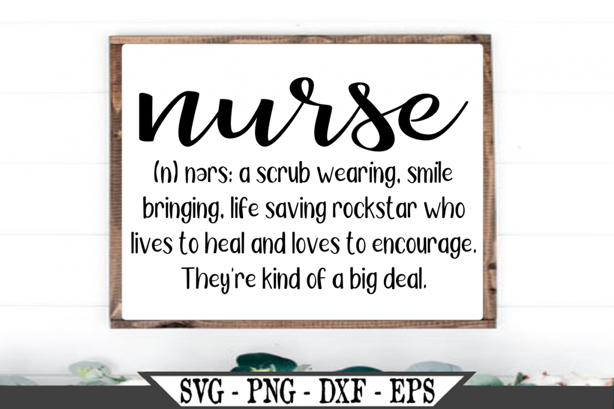 Download Nurse Definition SVG (484846) | SVGs | Design Bundles