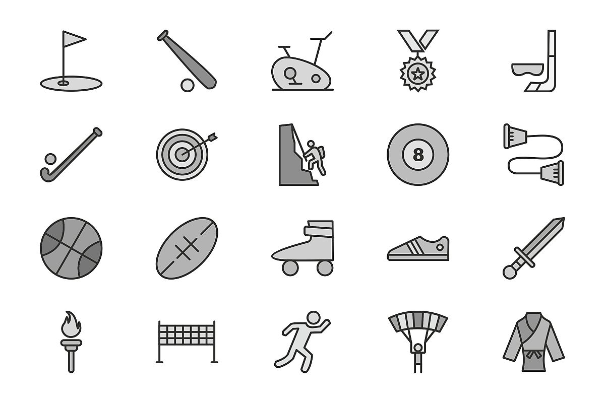 Set Of Sports And Game Icons example image 1