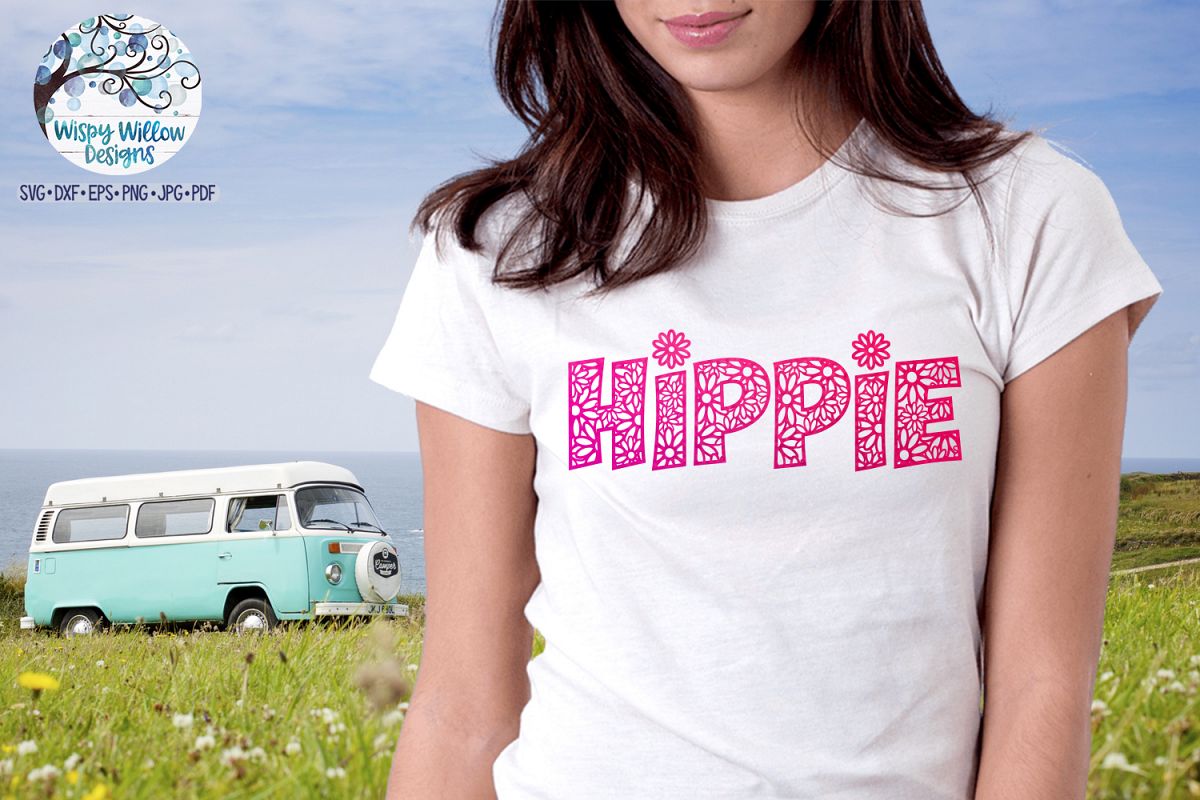 Hippie SVG | Daisy Floral Mandala SVG Cut File example image 1