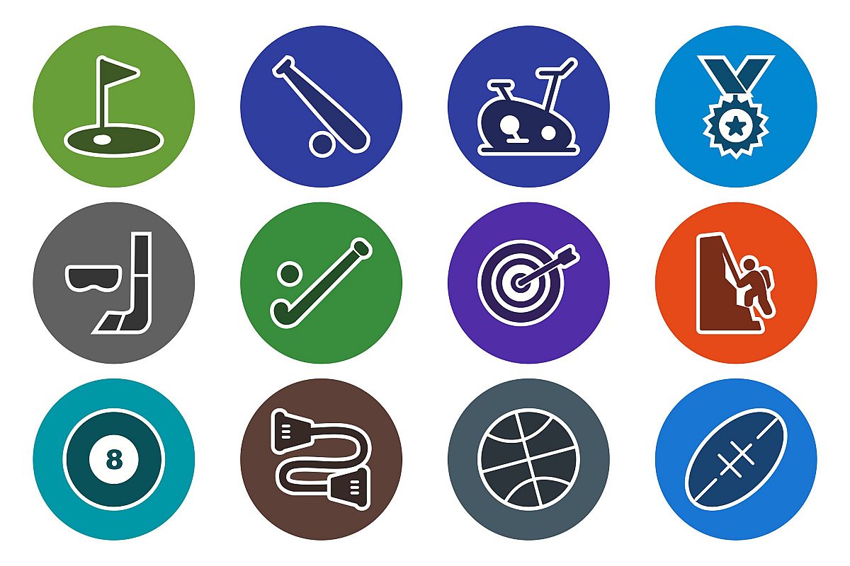 Set Of Sports And Game Icons example image 1