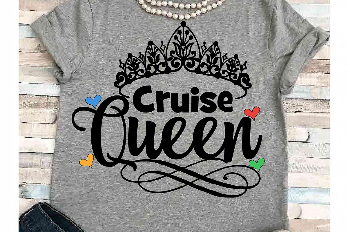 Cruise svg SVG DXF JPEG Silhouette Cameo Cricut cruise queen svg iron