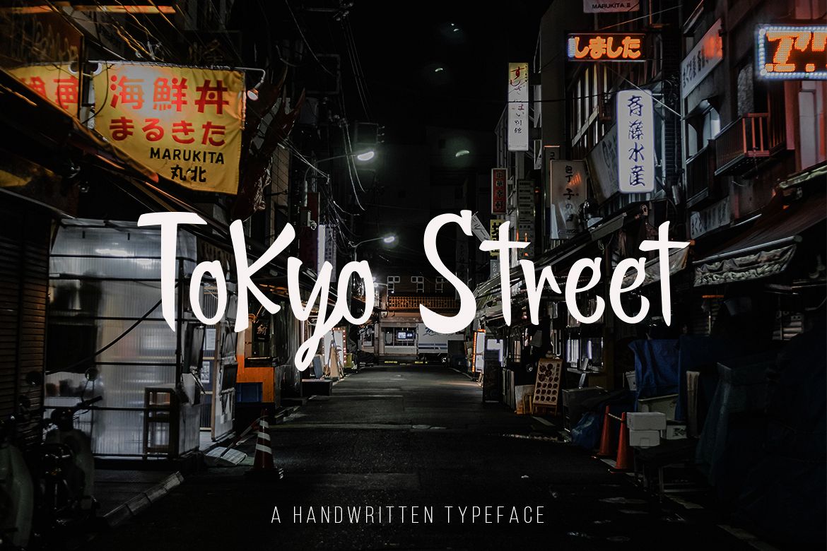 Tokyo Street - Handwritten Typeface example image 1