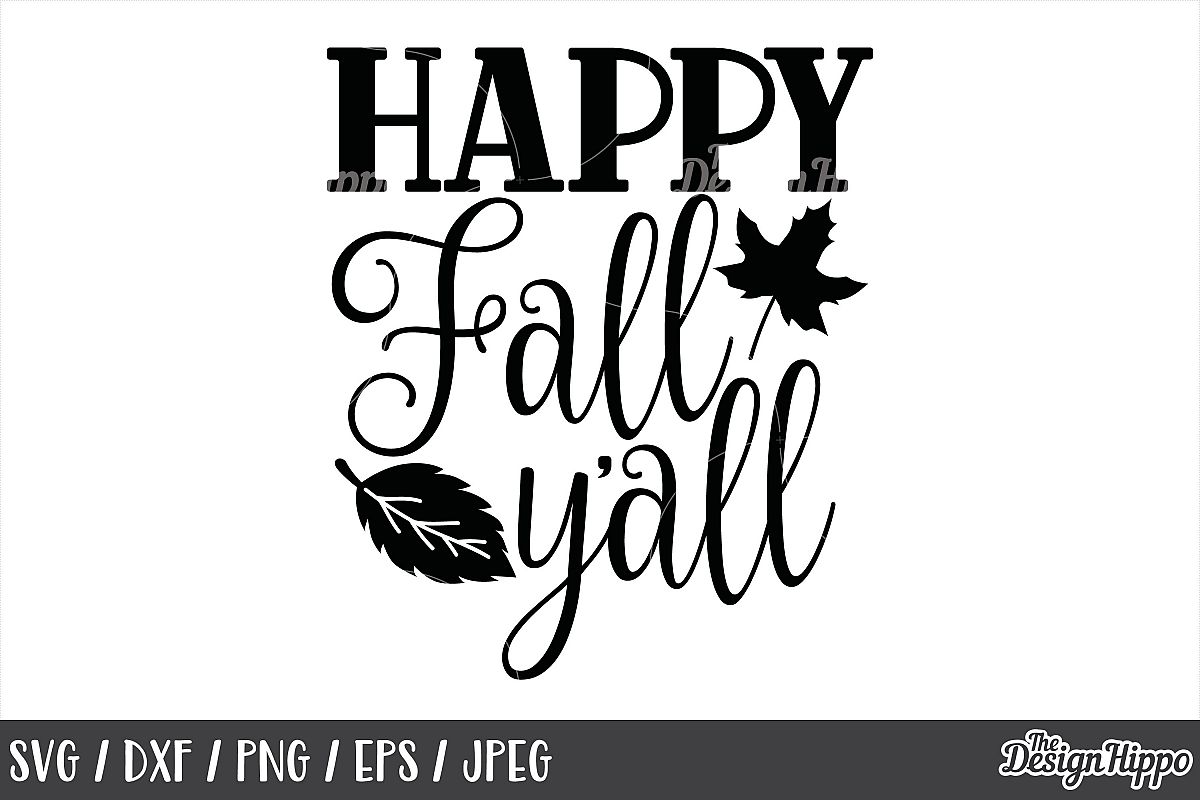 Fall, SVG, Happy Fall Y'all, Fall Y'all, Autumn, I Love fall (137820