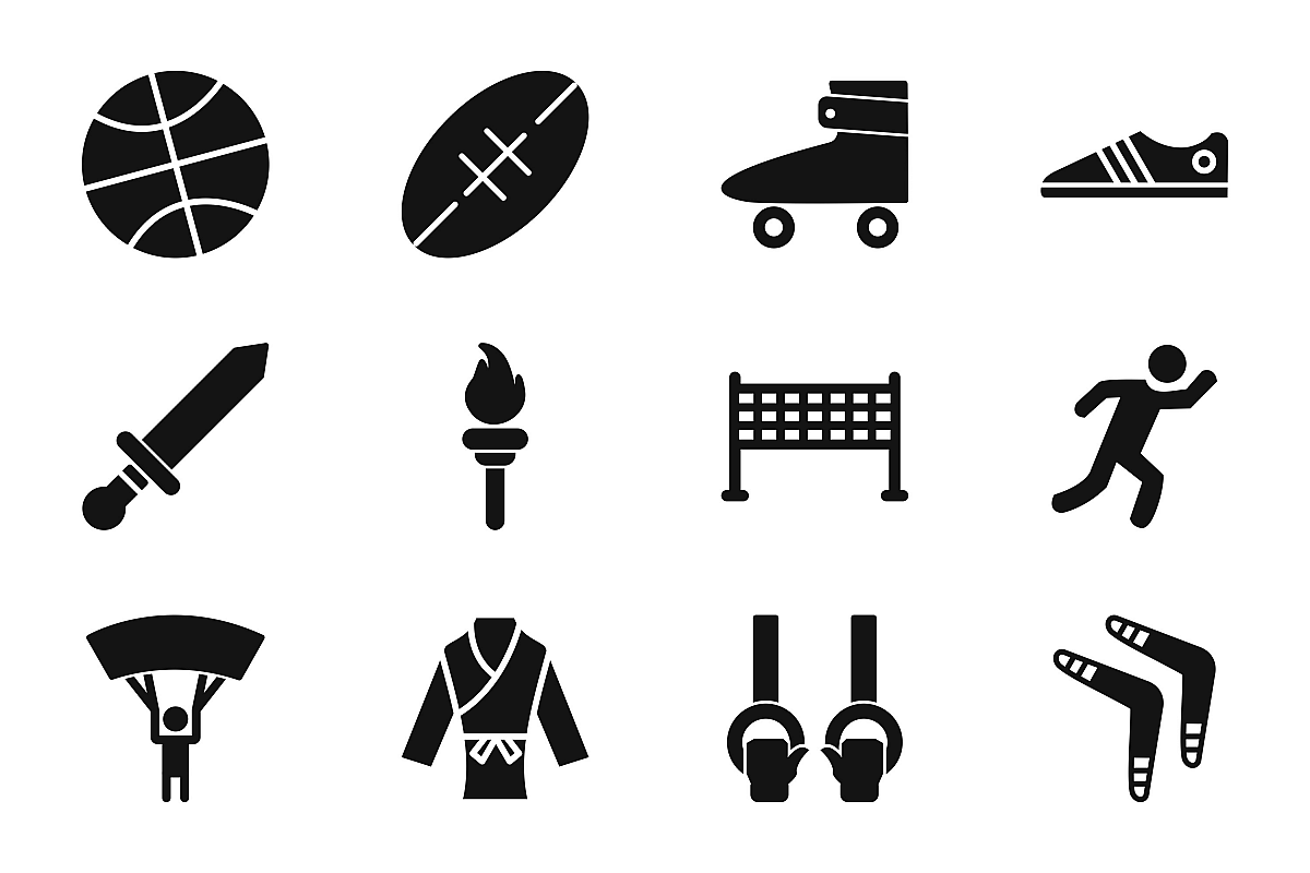 Set Of Sports And Game Icons example image 1