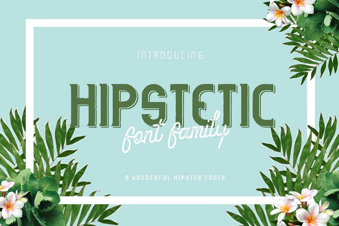 Hipstetic font family Intro sale! example image 1