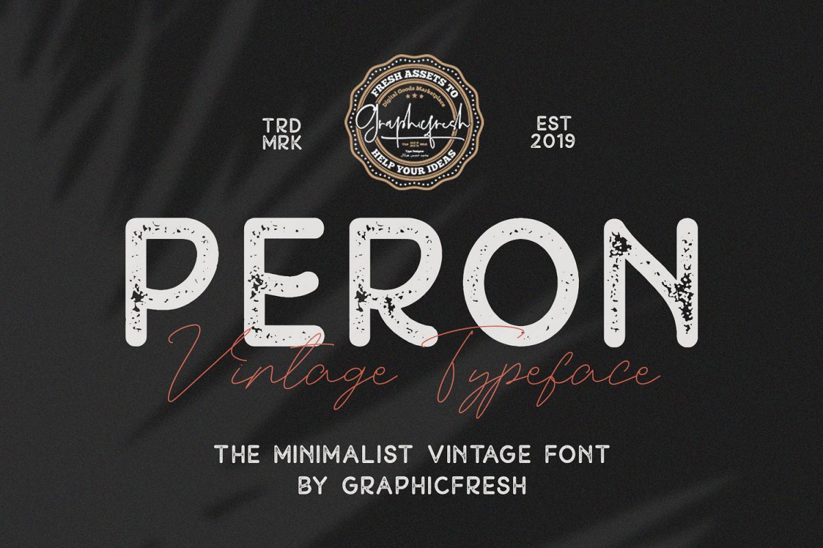 Peron - Modern Vintage | 4 Fonts example image 1