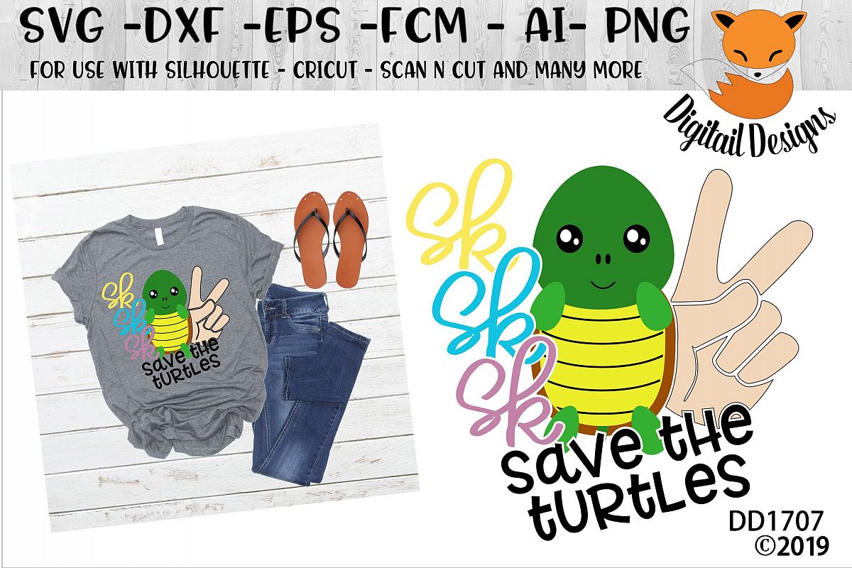 Save The Turtles Basic Girl SKSKSK And I Oop SVG example image 1