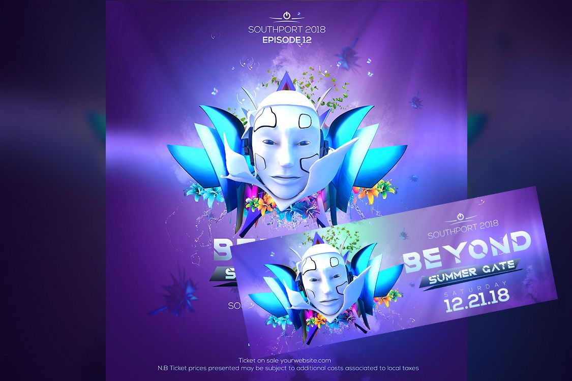 Summer Music Festival Banner Template