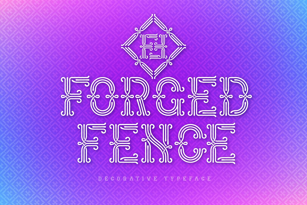 Forged Fence Typeface example image 1