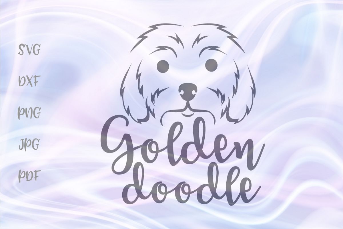 Golden Doodle SVG for Cricut Vector Cut File DXF PNG PDF JPG (311473