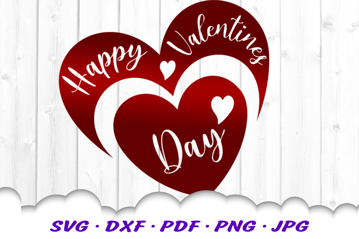 Valentines Day Heart Svg Dxf Cut Files