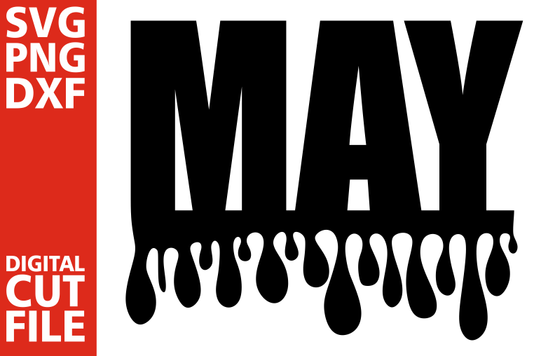 May svg, Month svg, Birthday vector, girl svg, born in svg example image 1