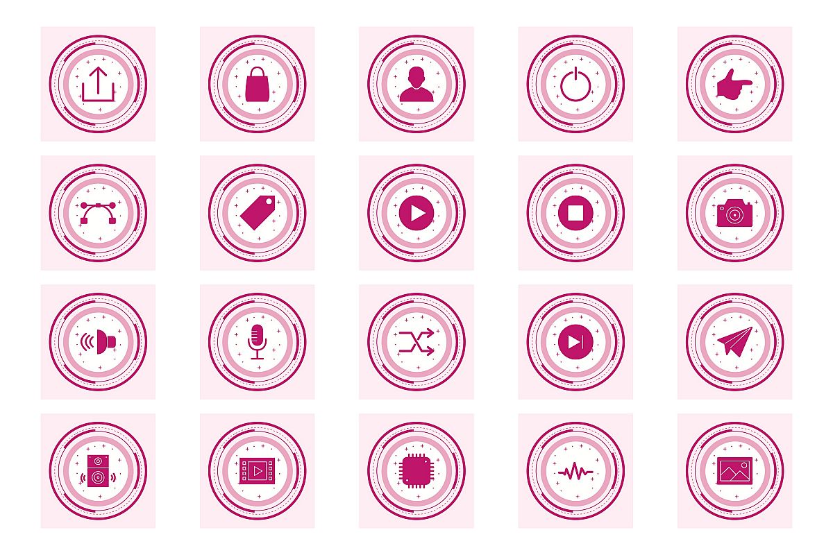 Set Of Multimedia Icons example image 1