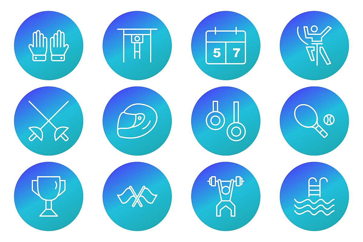 Set Of Sports And Game Icons example image 1