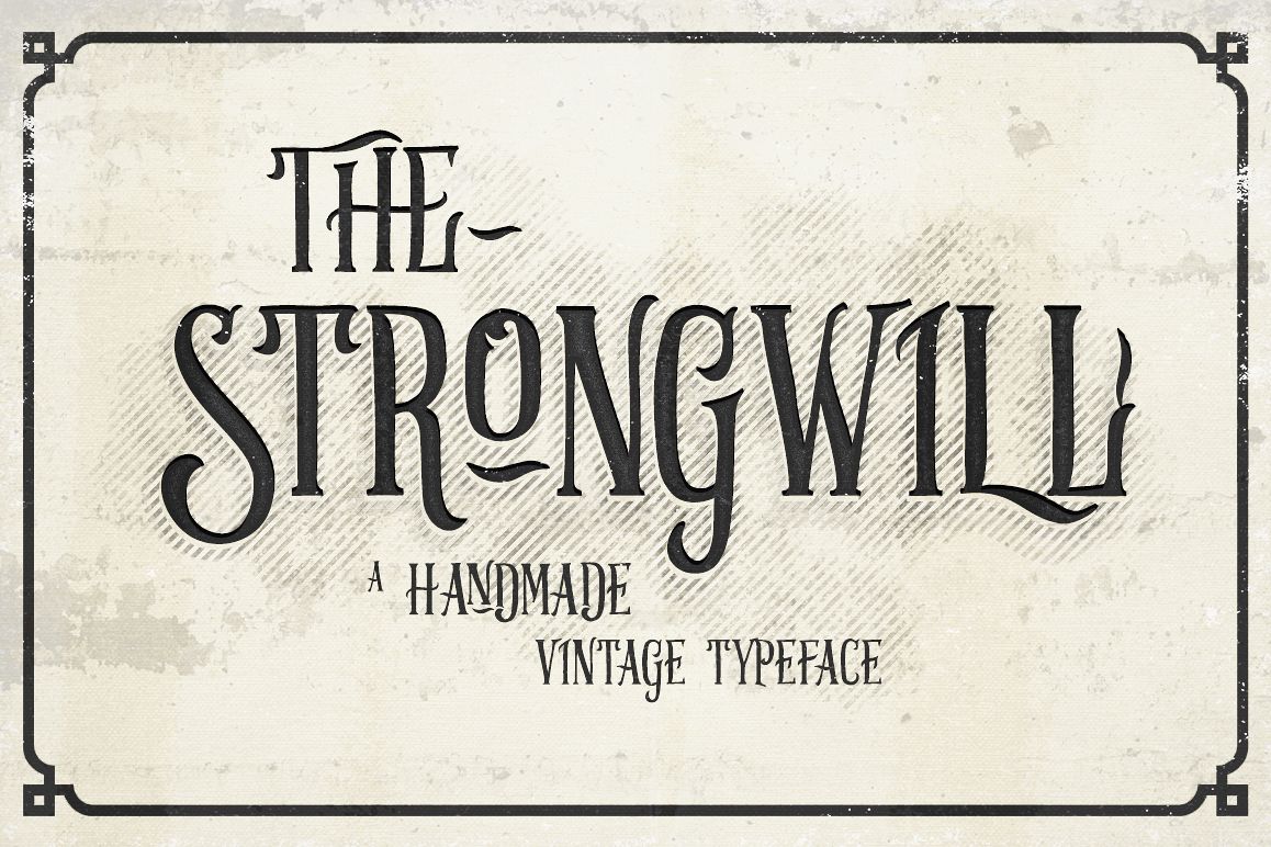 Strongwill Typeface example image 1