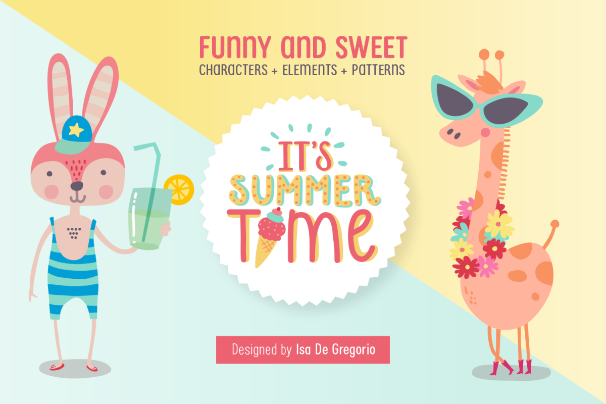It's Summer time! Sweet animals example image 1