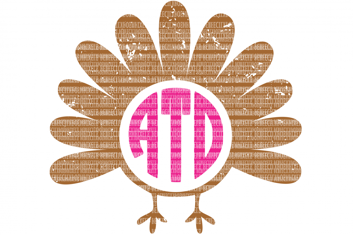 Grunge Turkey SVG Files, Iron On Decals, Thanksgiving, Halloween svg