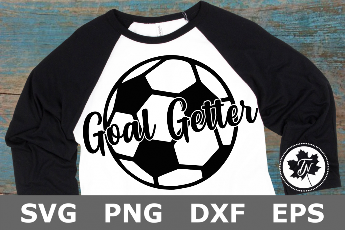 Soccer Goal Getter - A Sports SVG Cut File example image 1