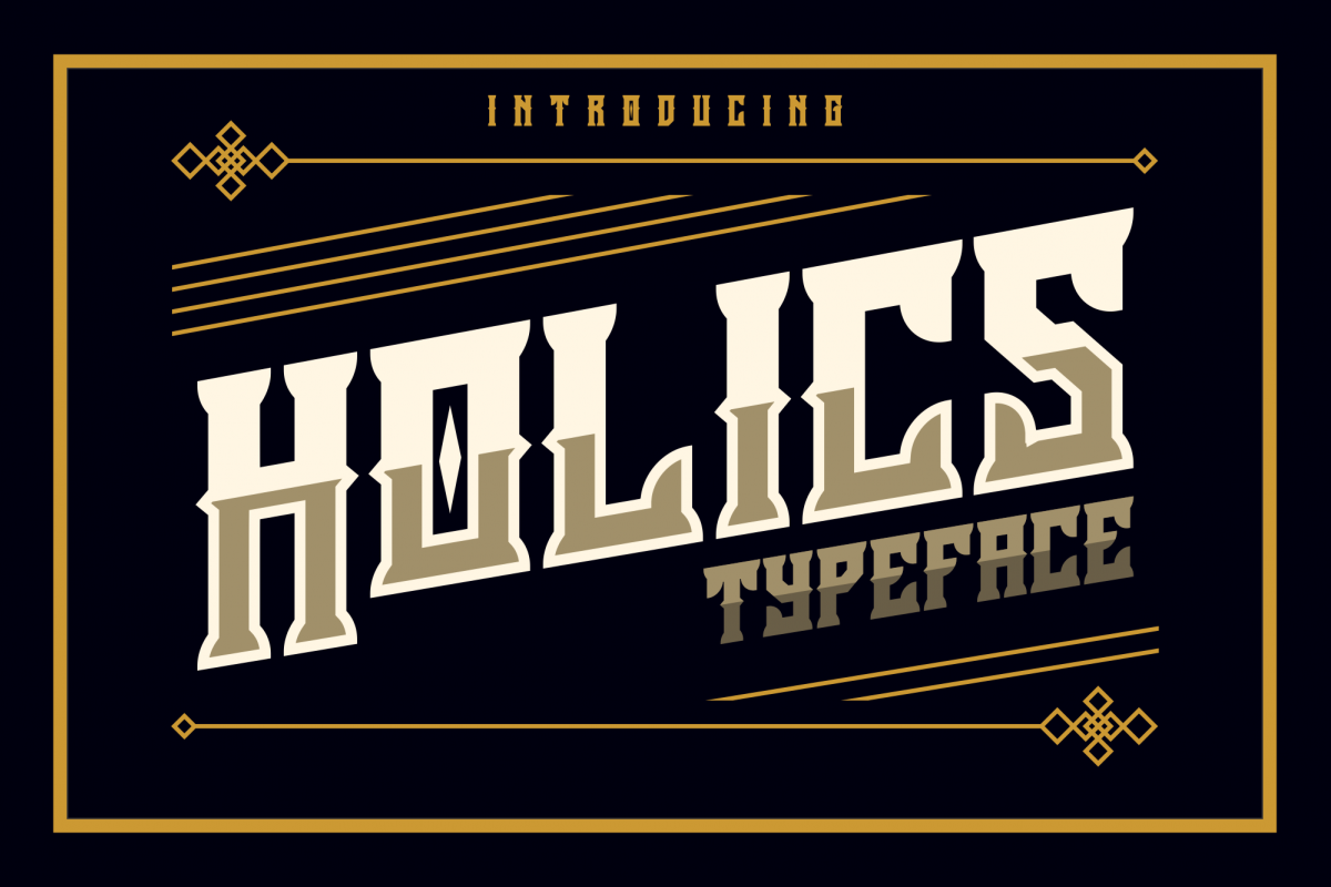 Holics Typeface example image 1