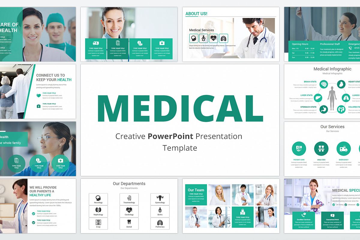 Medical and Healthcare Presentation PowerPoint Template