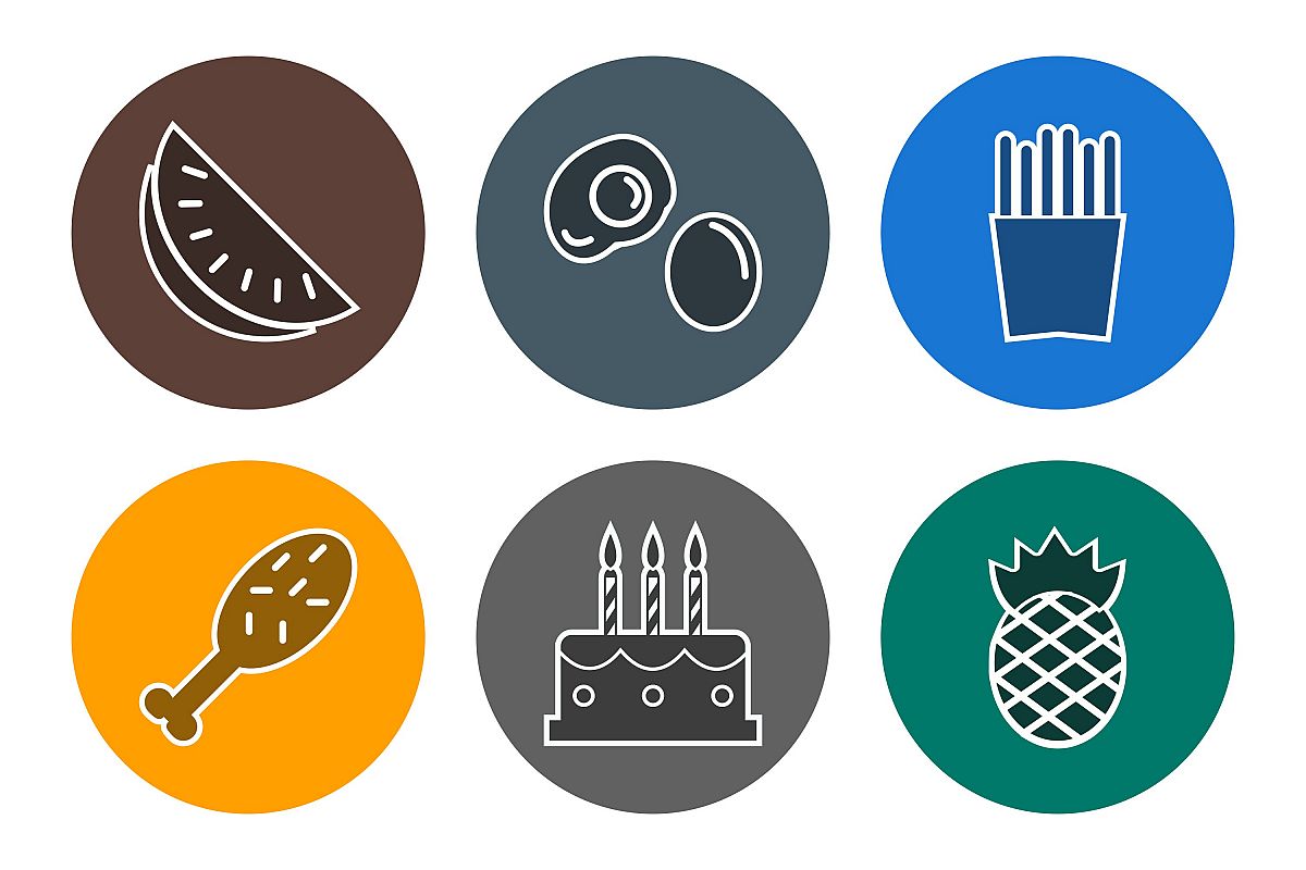 Set Of Food Icons example image 1