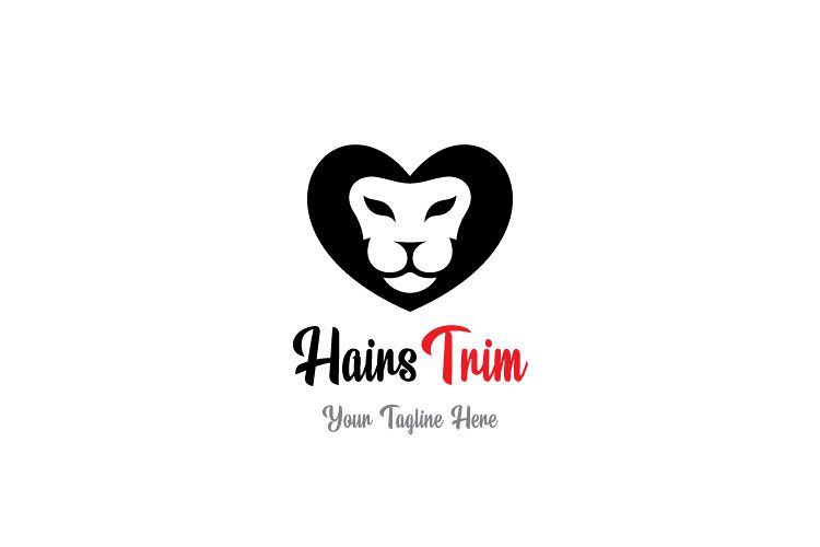 Saloon Heart Shape Logo example image 1