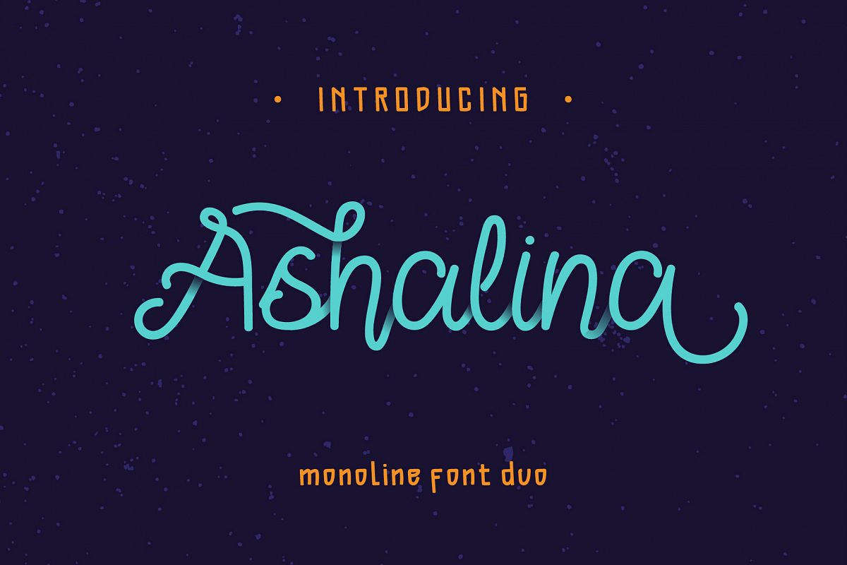 Ashalina Duo Font example image 1