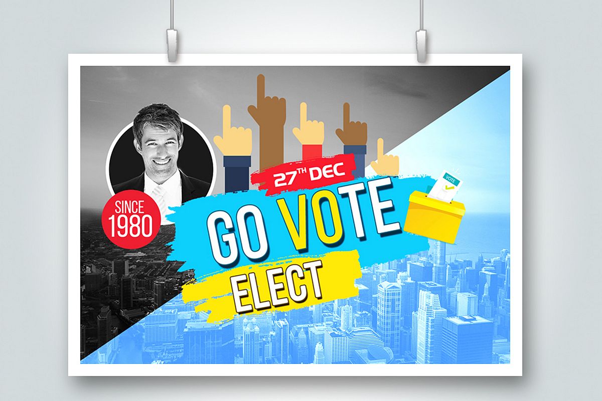 Election Voting Flyer Template example image 1