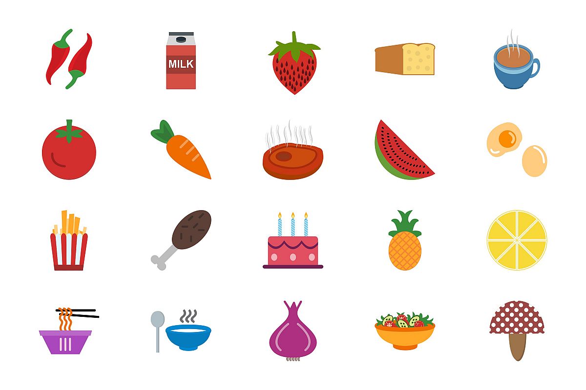 Set Of Food Icons example image 1