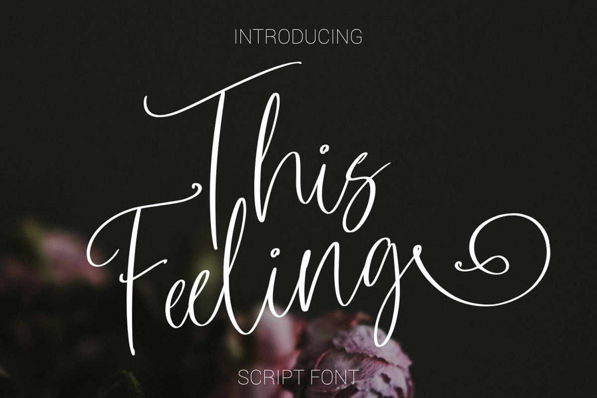 This Feeling Script Font example image 1