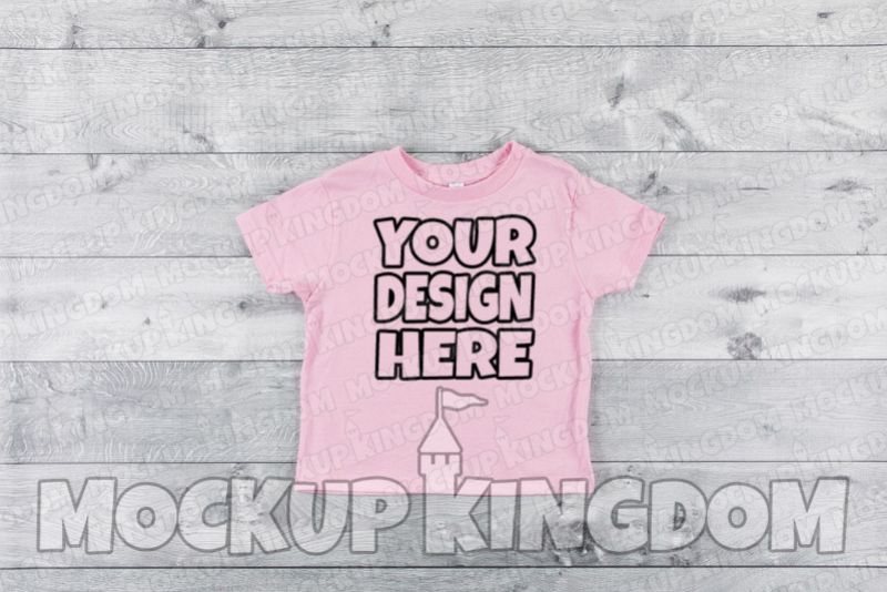 Kids Shirt Mockup, Toddler Shirt Mockup, Youth Shirt Mockup example image 1