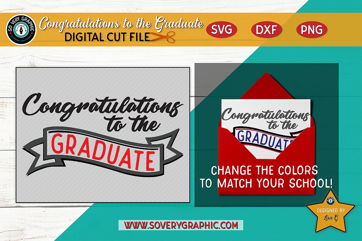 Congratulations to the Graduate SVG Cut File example image 1