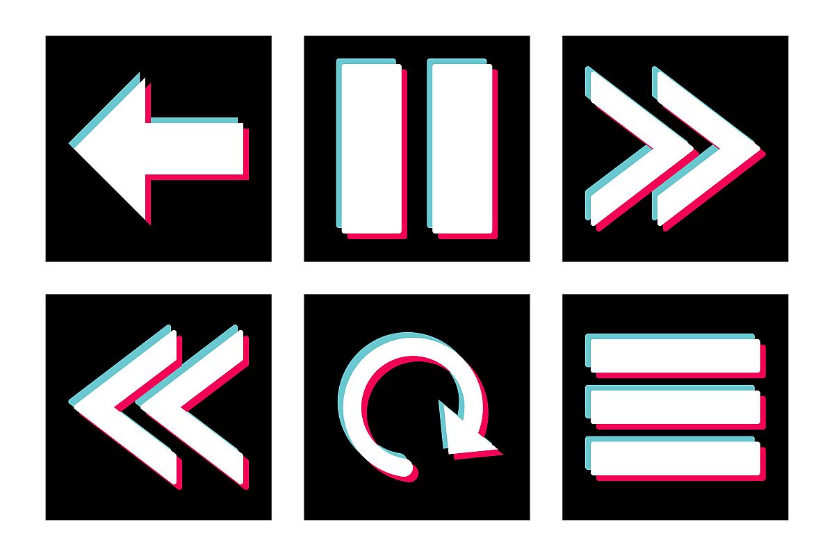 Set Of Basic Elements Icons example image 1