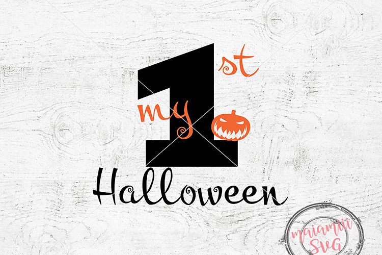Download My 1st Halloween Svg First Halloween Svg Baby Halloween Svg (145151) | SVGs | Design Bundles
